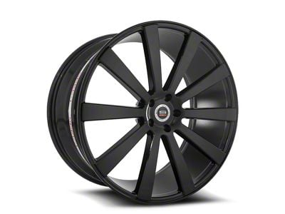 Spec-1 SPL-002 Gloss Black Wheel; Rear Only; 24x9; 15mm Offset (08-23 RWD Challenger, Excluding SRT Hellcat & Widebody)