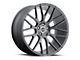 Spec-1 SPL-001 Titanium Wheel; Rear Only; 24x9; 15mm Offset (11-23 RWD Charger, Excluding Widebody)