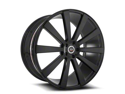 Spec-1 SPL-002 Gloss Black Wheel; Rear Only; 24x9; 15mm Offset (11-23 RWD Charger, Excluding Widebody)