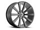 Spec-1 SPL-002 Titanium Wheel; Rear Only; 24x9; 15mm Offset (06-10 Charger)