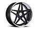 Spec-1 SSL-301 Matte Black Wheel; 22x9; 15mm Offset (06-10 Charger)