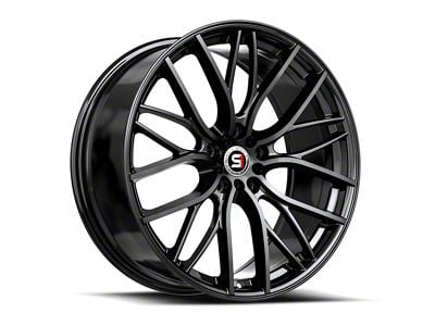 Spec-1 SP-61 Gloss Black Wheel; 17x8; 42mm Offset (15-23 Mustang GT w/o Performance Pack, EcoBoost, V6)