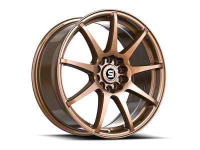 Spec-1 SP-67 Gloss Bronze Wheel; Rear Only; 17x7; 42mm Offset (10-14 Mustang GT w/o Performance Pack, V6)