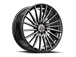 Spec-1 SP-68 Gloss Black and Machined Wheel; 20x8.5; 38mm Offset (05-09 Mustang)