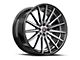 Spec-1 SP-69 Gloss Black Machined and Undercut Wheel; 17x7.5; 42mm Offset (05-09 Mustang GT, V6)