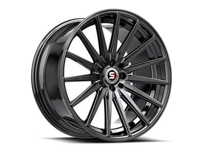 Spec-1 SP-69 Gloss Black Wheel; 17x7.5; 42mm Offset (10-14 Mustang GT w/o Performance Pack, V6)