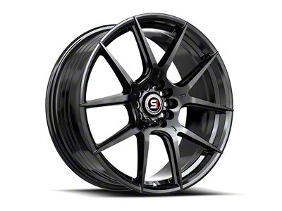 Spec-1 SP-71 Gloss Black Wheel; 17x8; 42mm Offset (05-09 Mustang GT, V6)