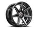 Spec-1 SP-73 Gloss Black Milled and Undercut Wheel; 17x7.5; 42mm Offset (99-04 Mustang GT, V6)