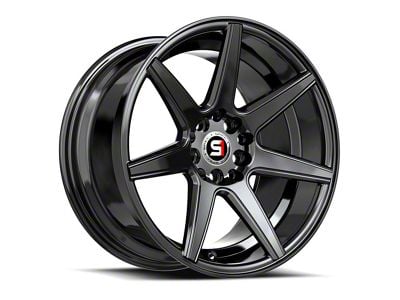 Spec-1 SP-73 Gloss Black Wheel; 17x7.5; 42mm Offset (10-14 Mustang GT w/o Performance Pack, V6)