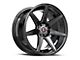 Spec-1 SP-73 Gloss Black Wheel; 17x7.5; 42mm Offset (99-04 Mustang GT, V6)