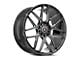 Spec-1 SP-78 Gloss Black and Milled Wheel; 17x7.5; 35mm Offset (99-04 Mustang GT, V6)