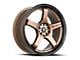 Spec-1 SPT-31 Matte Bronze and Black Lip Wheel; 17x7.5; 42mm Offset (99-04 Mustang GT, V6)