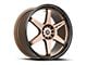 Spec-1 SPT-33 Matte Bronze and Black Lip Wheel; 17x8; 38mm Offset (99-04 Mustang GT, V6)