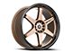 Spec-1 SPT-33 Matte Bronze and Black Lip Wheel; 20x9; 38mm Offset (99-04 Mustang)