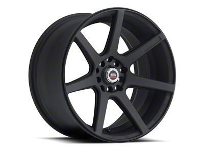 Spec-1 SPT-6 Matte Black Wheel; 17x9; 25mm Offset (05-09 Mustang GT, V6)