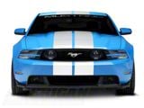 SpeedForm GT500 Style Stripes; White; 10-Inch (10-14 Mustang)