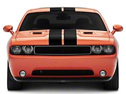 SEC10 Full Length Stripes; Gloss Black; 8.50-Inch (08-23 Challenger)