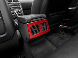 SpeedForm Rear Vent Trim; Red Carbon (08-14 Challenger)