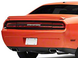 SEC10 Tail Light Blackout; Matte Black (08-14 Challenger)