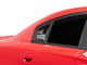 SpeedForm Quarter Window Louvers; Gloss Black (11-23 Charger)