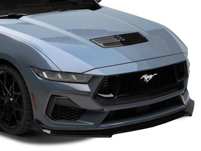 SpeedForm 3-Piece Chin Spoiler; Gloss Black (24-25 Mustang GT, EcoBoost)