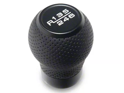 SpeedForm 6-Speed Shift Knob; Black (24-25 Mustang GT, Dark Horse)