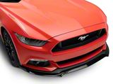 SpeedForm Chin Spoiler Lip; Gloss Black (15-17 Mustang w/o Performance Pack)