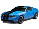 SpeedForm GT500 Style Stripes; Matte Black; 10-Inch (94-98 Mustang)