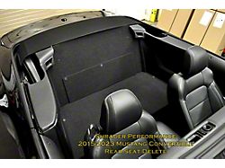 SpeedForm Rear Seat Delete; Black (15-23 Mustang Convertible)