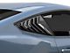 SpeedForm Sport Quarter Window Louvers; Carbon Fiber Appearance (2024 Mustang Fastback)