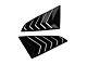 SpeedForm Sport Quarter Window Louvers; Gloss Black (2024 Mustang Fastback)