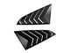 SpeedForm Sport Quarter Window Louvers; Matte Black (2024 Mustang Fastback)