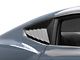 SpeedForm Sport Quarter Window Louvers; Matte Black (2024 Mustang Fastback)