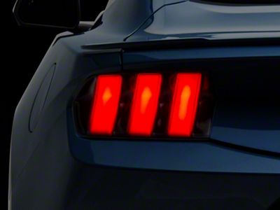 SpeedForm Tail Light Covers; Smoked (24-25 Mustang)