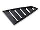 SpeedForm Vintage Quarter Window Louvers; Gloss Black (2024 Mustang Fastback)