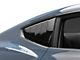 SpeedForm Vintage Quarter Window Louvers; Gloss Black (2024 Mustang Fastback)