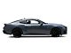 SpeedForm Vintage Quarter Window Louvers; Gloss Black (2024 Mustang Fastback)