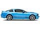 SpeedForm Quarter Window Louvers; Gloss Black (05-09 Mustang Coupe)