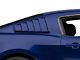 SpeedForm Quarter Window Louvers; Unpainted (05-14 Mustang Coupe)