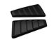 SpeedForm Quarter Window Louvers; Unpainted (05-14 Mustang Coupe)