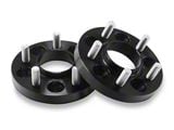 SR Performance 20mm Hubcentric Wheel Spacers; Black (15-24 Mustang)