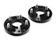 SR Performance 20mm Hubcentric Wheel Spacers; Black (15-24 Mustang)