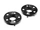 SR Performance 20mm Hubcentric Wheel Spacers; Black (15-24 Mustang)