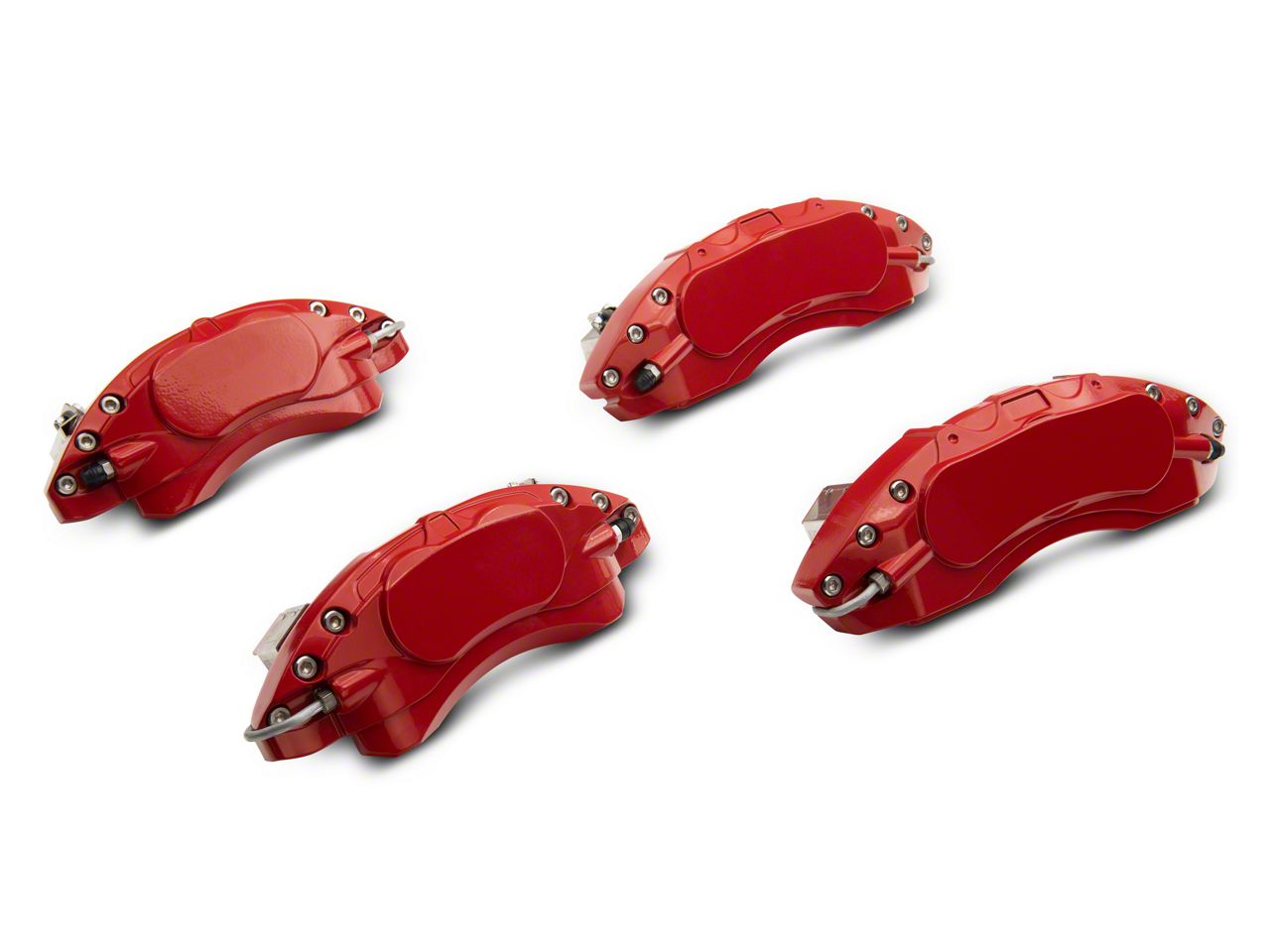 SR Performance Camaro Brake Caliper Covers; Red; Front and Rear CC6114 ...