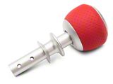 SR Performance Automatic Shifter Handle; Red Leather (15-25 Mustang, Excluding GT500)