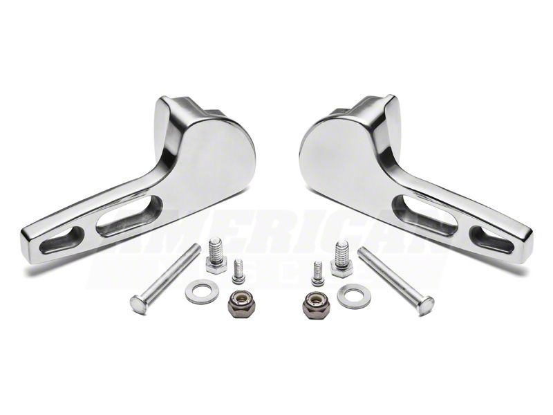 Speedform Mustang Modern Billet Interior Door Handles; Polished 15550 