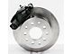 SSBC-USA 4-Wheel Disc Brake Conversion Kit with 5-Lug Axles and Cross-Drilled/Slotted Rotors; Black Calipers (87-92 Mustang)