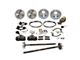 SSBC-USA 4-Wheel Disc Brake Conversion Kit with 5-Lug Axles and Vented Rotors; Black Calipers (87-92 Mustang)