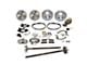 SSBC-USA 4-Wheel Disc Brake Conversion Kit with 5-Lug Moser Axles and Vented Rotors; Zinc Calipers (87-92 Mustang)