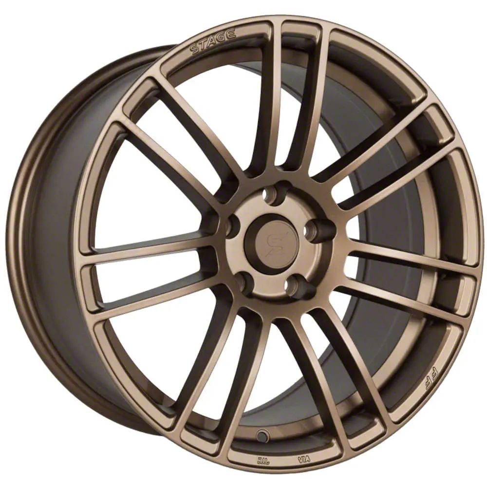 Stage Wheels Mustang Belmont Matte Bronze Wheel; 18x9.5 BEL3538512 ...